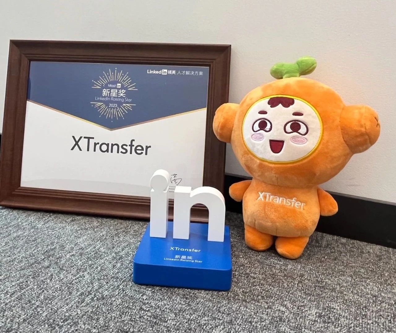 XTransfer荣获LinkedIn领英“MostIn2023全球新星企业奖”