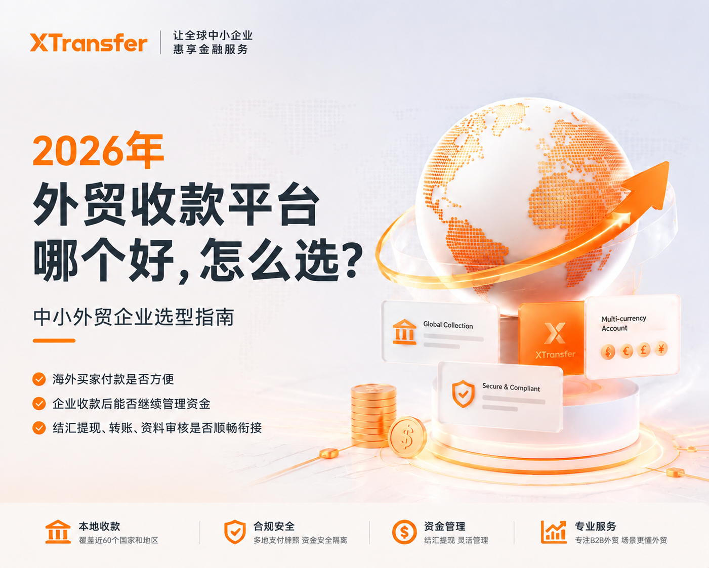 2026年外贸收款平台哪个好，怎么选？