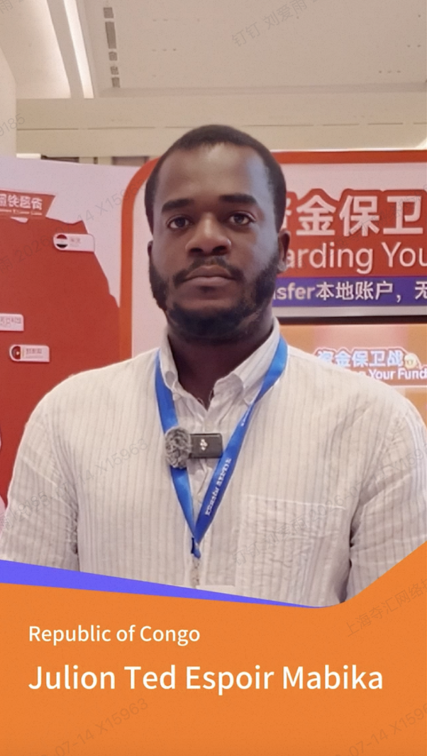 Julion Ted Espoir Mabika, CEO of Guangzhou Espoir Trading Company