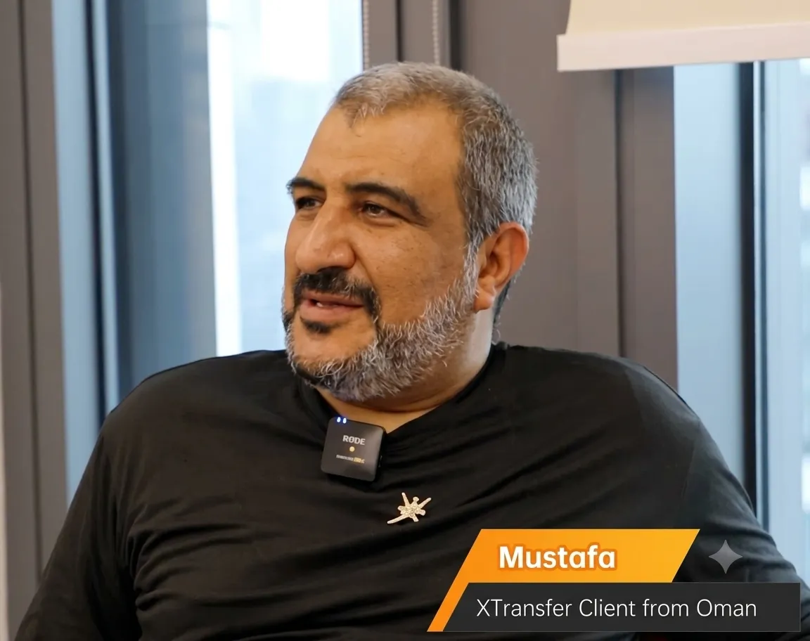 Mustafa, a business owner from Oman
