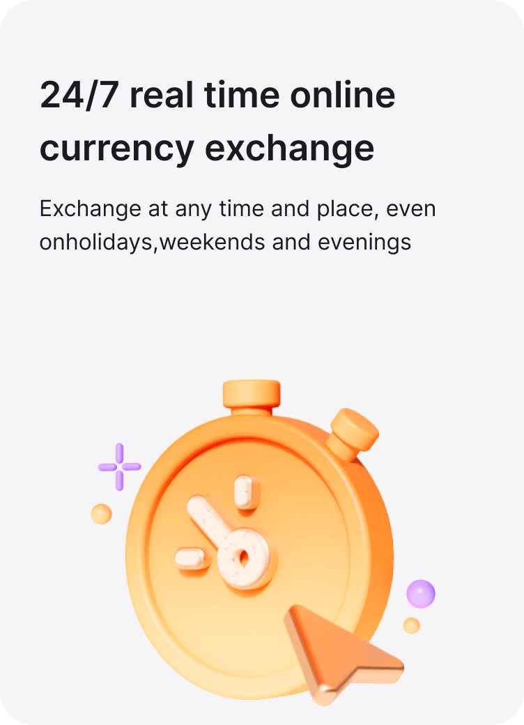 24/7 RealTime Online Currency Exchange